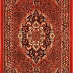 Super Fine Persian Bijar 100% Wool Pile with Silk Base. 